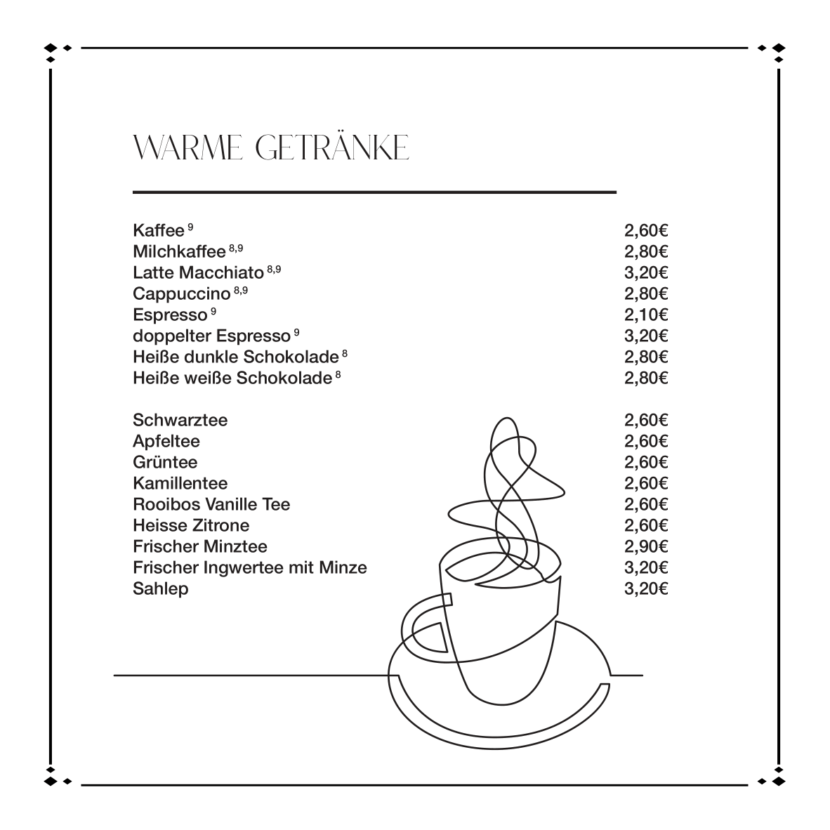 S.A.X Karte S.A.X Bar